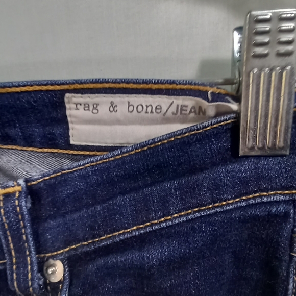 Rag and Bone Dark Wash Elephant Bell Flare Jeans Size 25 - Picture 2 of 4